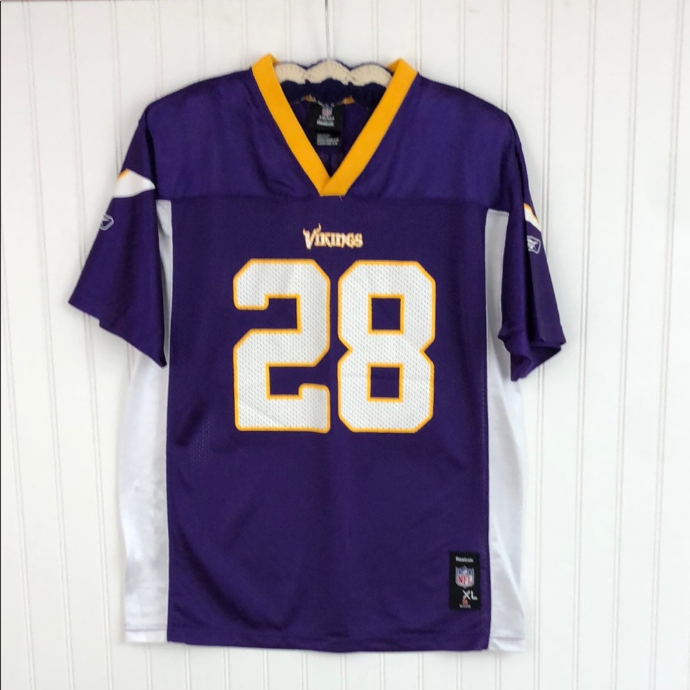 NFL Vikings 28 Peterson Jersey